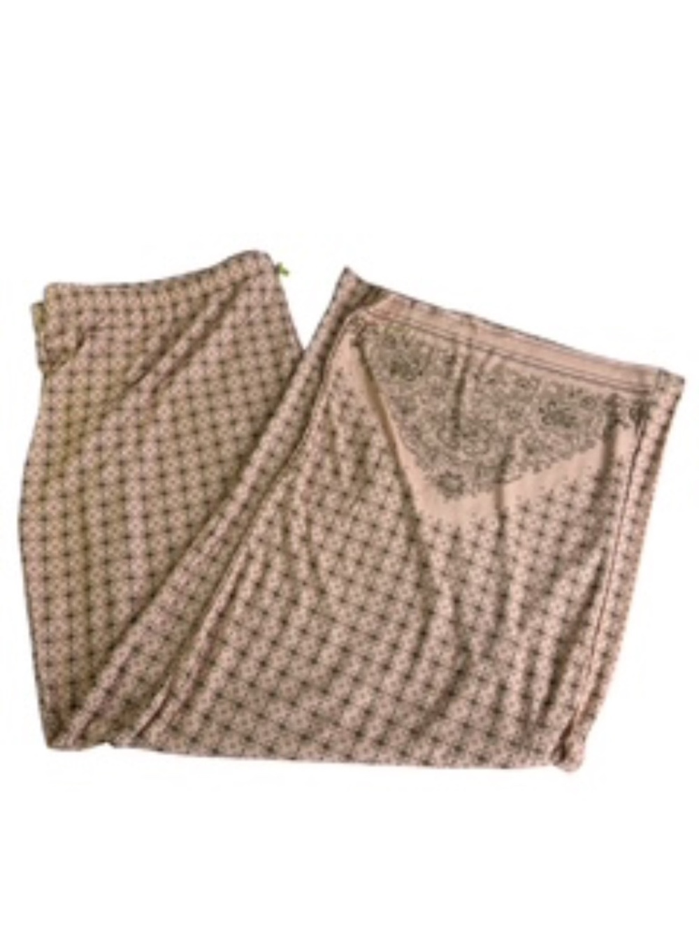 DKNY Rose/Taupe Lace Inset Loungewear w/ Adjustable Straps Elastic Waist Size M - Picture 8 of 10